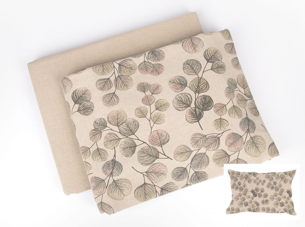 24С176-ШР/у/уп.кор. 215*153 КПБ семейный "Эвкалиптус" цв. 1 рис. 202