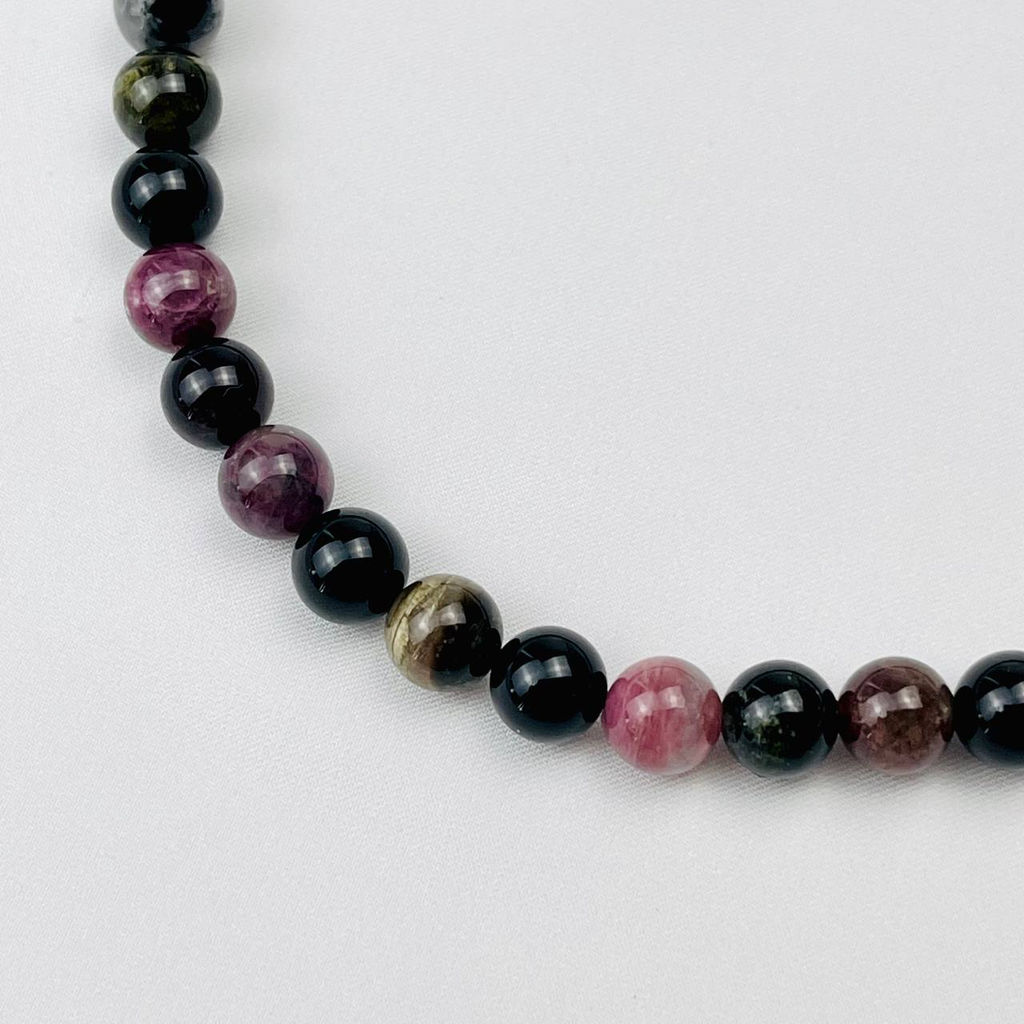 Бусы из Турмалина микс 45 см +