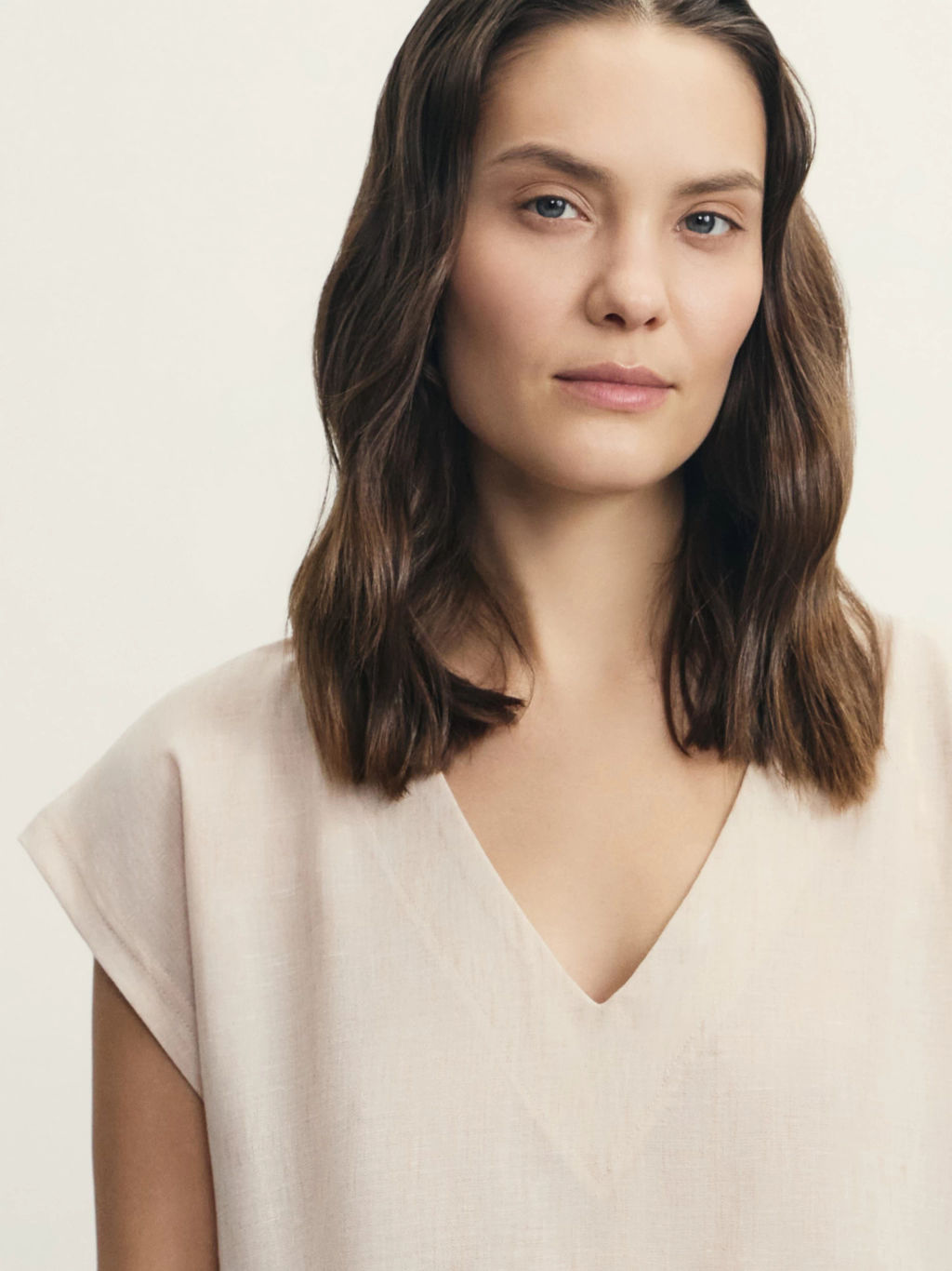 Блузка с коротким рукавом из фактурной ткани / Zarina  фото 6