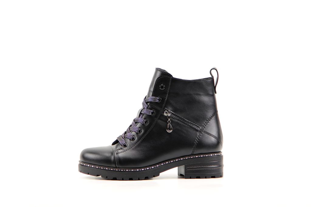 Ботинки EDART 312.brook4.black/шерсть
