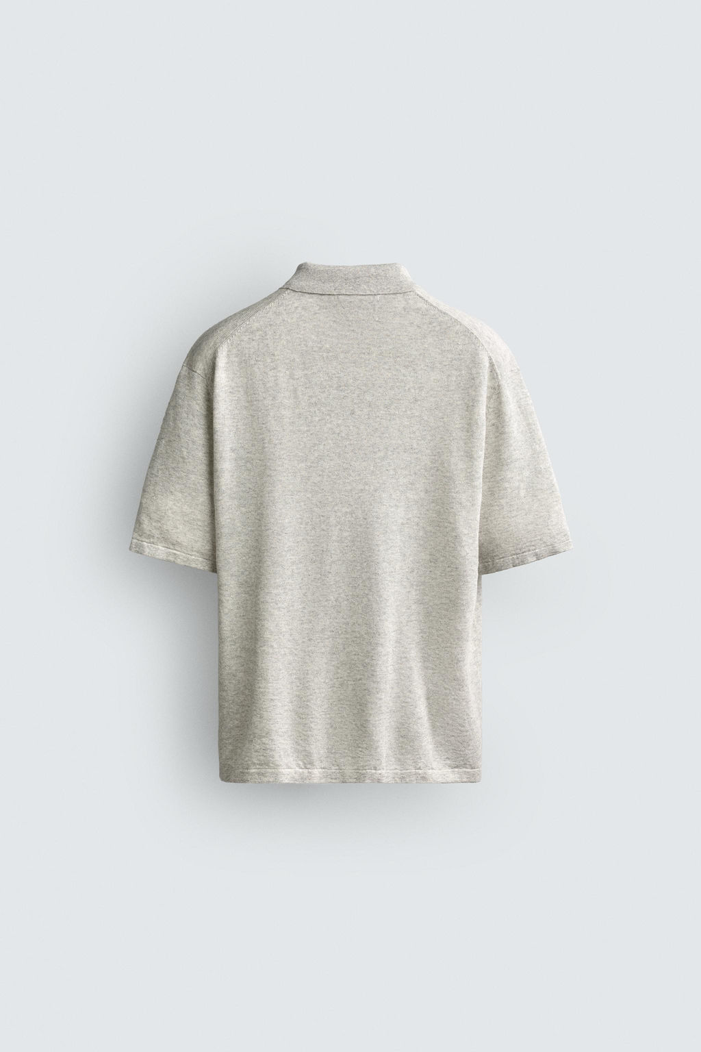 POLO PUNTO C??AMO - ALGOD?N / Gris vigor?