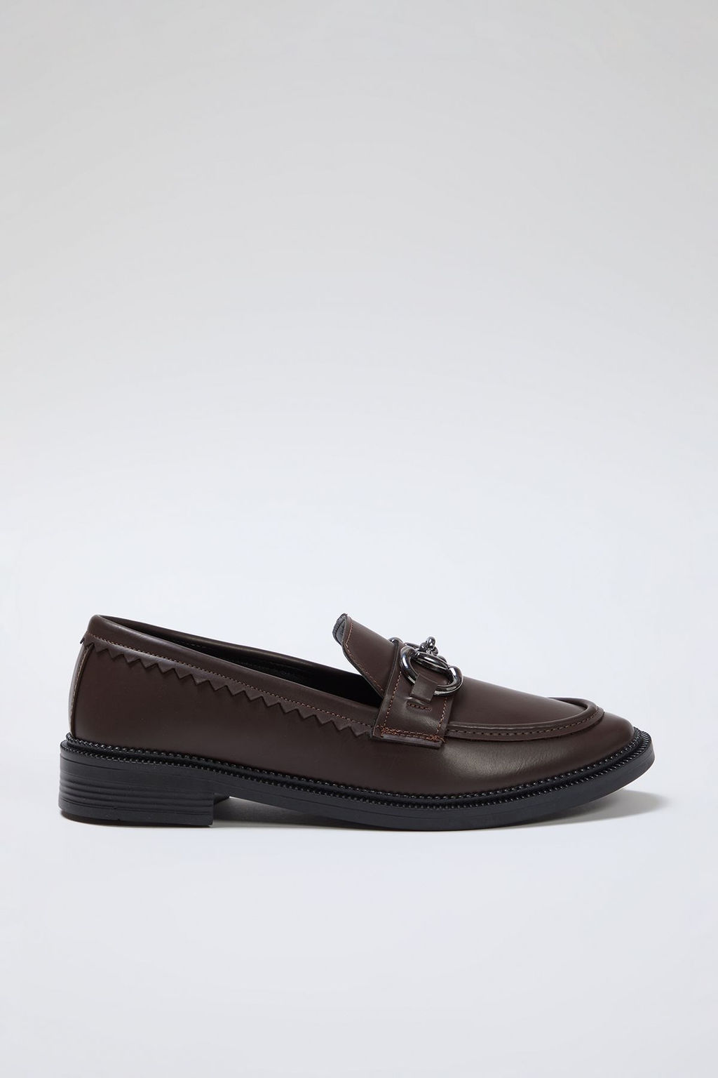 Trendyol Shoes Siyah Toka Detayl? Duz Kad?n Loafer Ayakkab? TAKSS25LA00002 - Trendyolmilla фото 6
