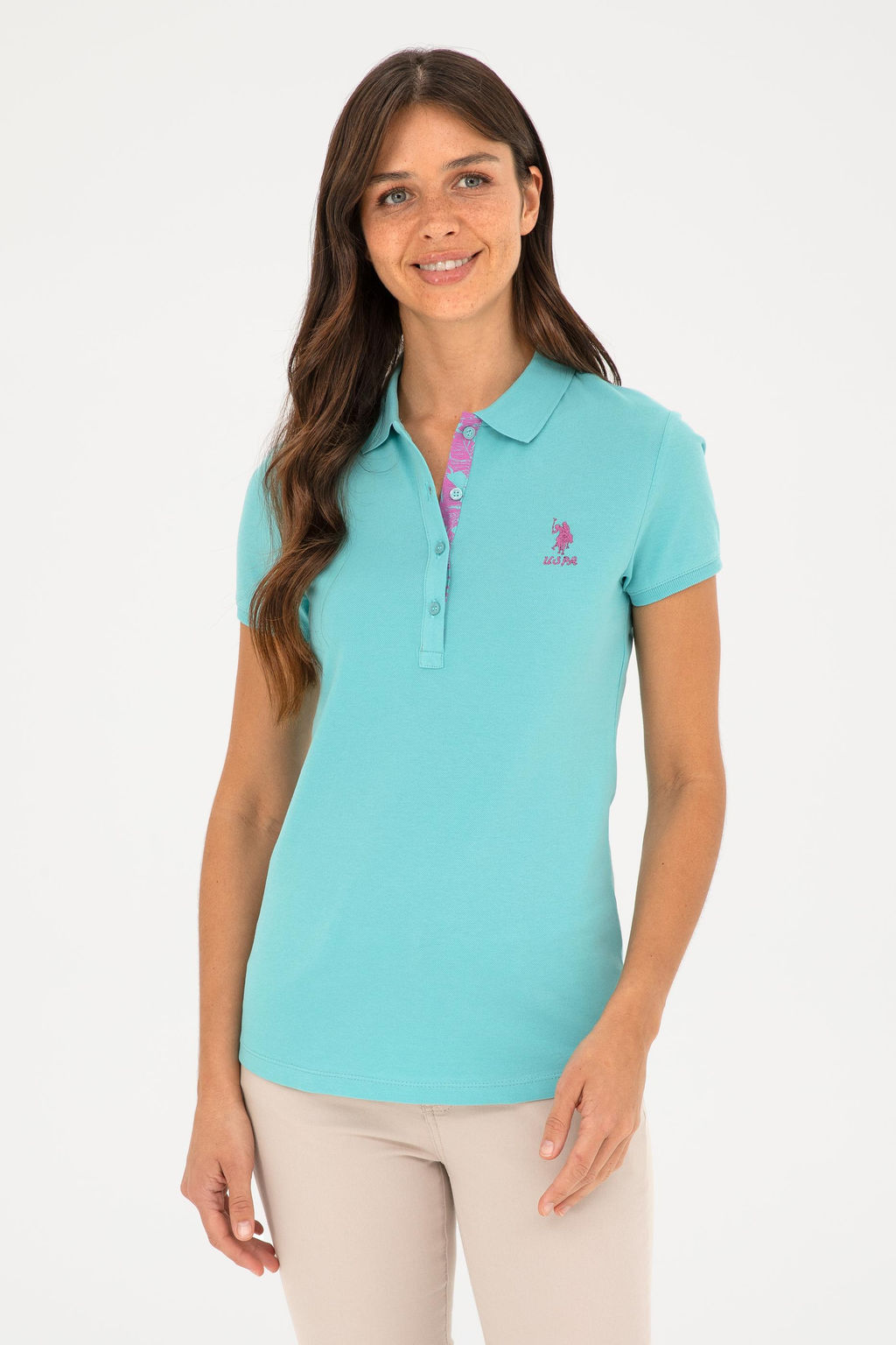 Kad_n Mint Basic Polo Yaka Ti__rt