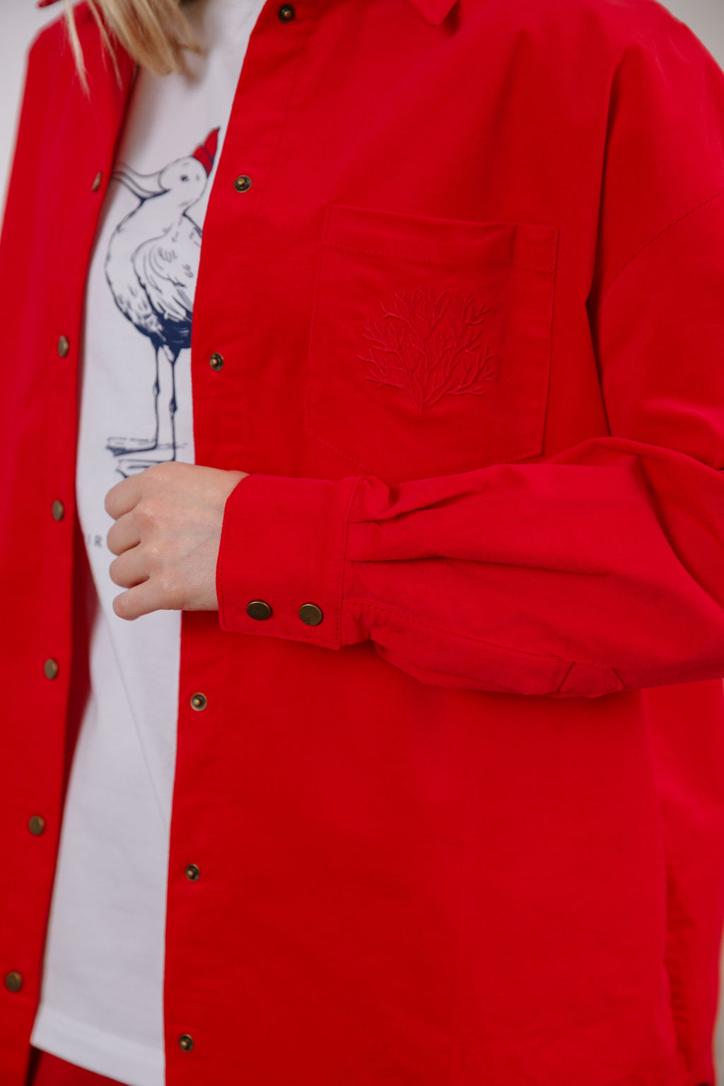 Рубашка женская Red - Captain's mate фото 11