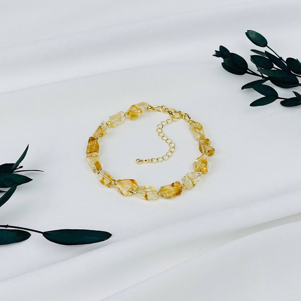 Браслет из Цитрина 16,5 см + - Радуга самоцветов фото 2