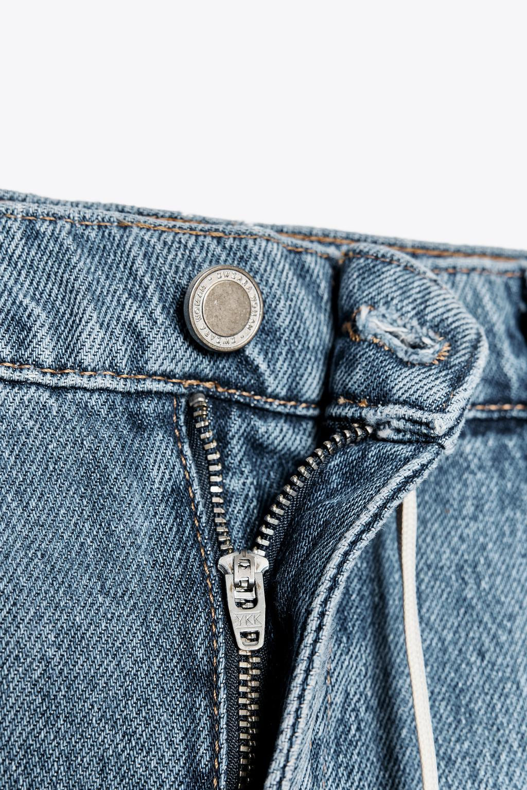 ZW COLLECTION RELAXED FIT MID-RISE JEANS - Zara фото 14