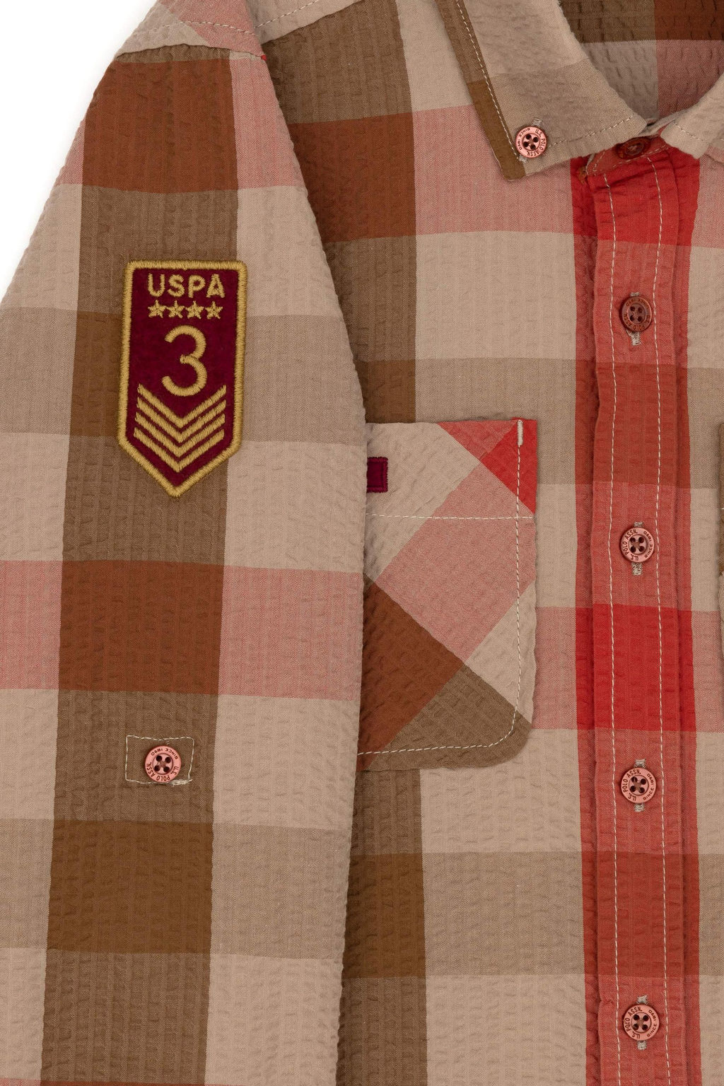 U. S. Polo Assn Рубашка Brick с длинным рукавом для мальчика - U.s. polo assn фото 18