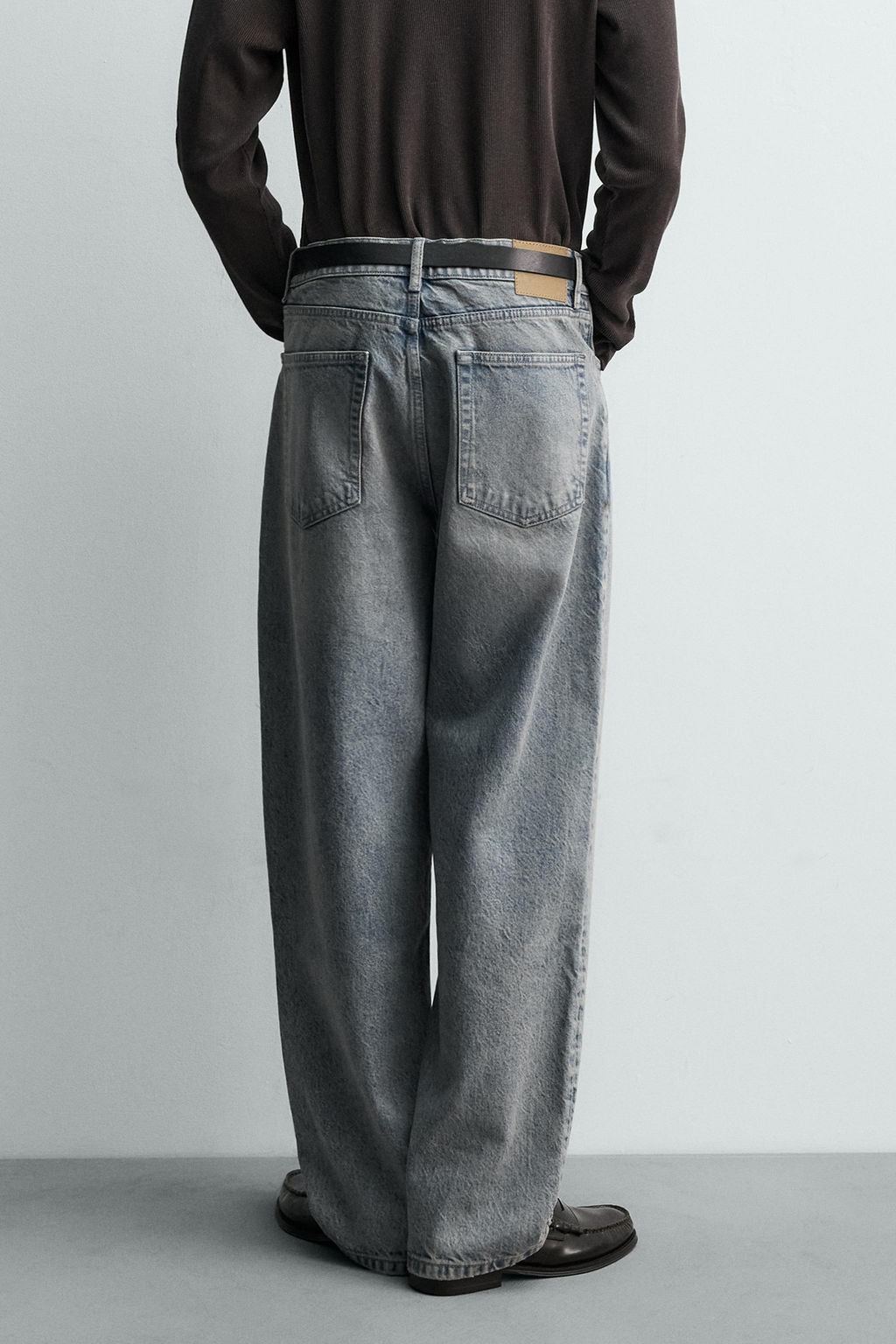 JEANS BAGGY FIT / Gris azul - Zara фото 3