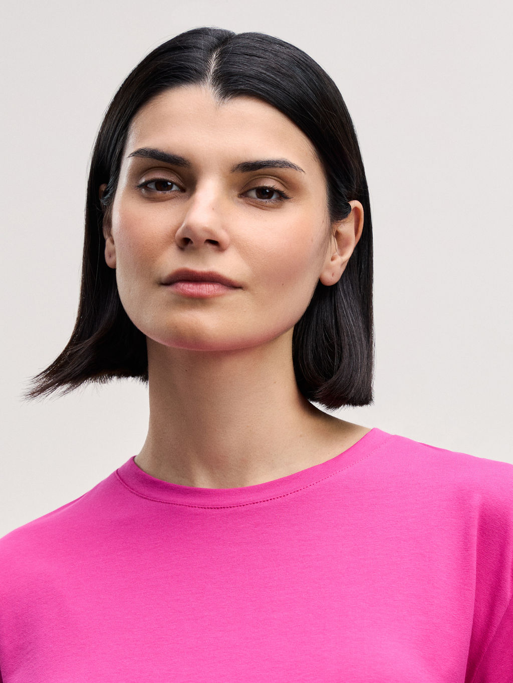 Футболка из хлопка с завязкой на спине / Zarina  фото 6