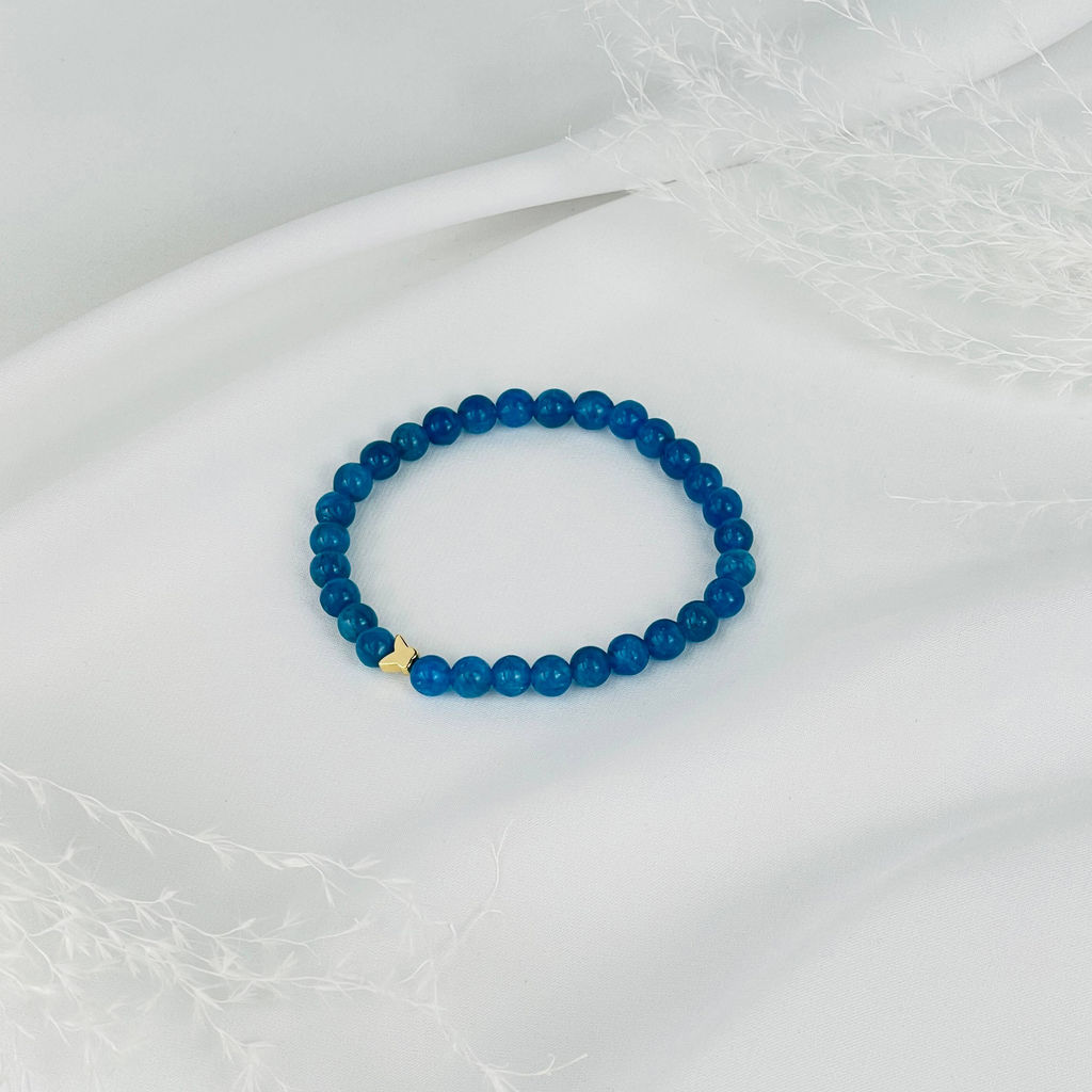 Браслет "Бабочка" из Апатита