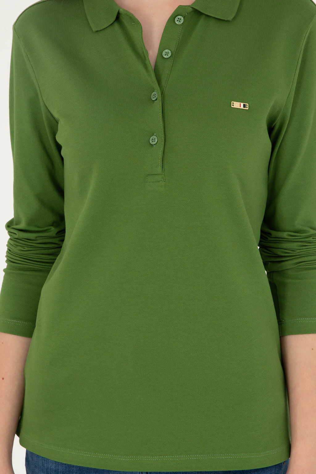 Женский зеленый базовый свитшот Неожиданная скидка в корзине - U.s. polo assn фото 13