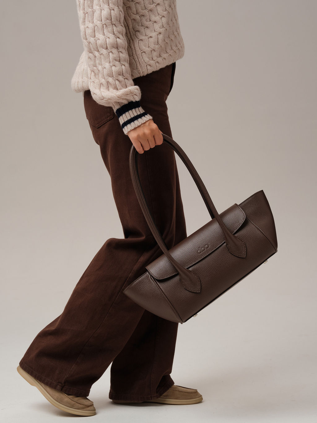 Кожаная сумка Viki DBR 31341 темно-коричневый фото 5