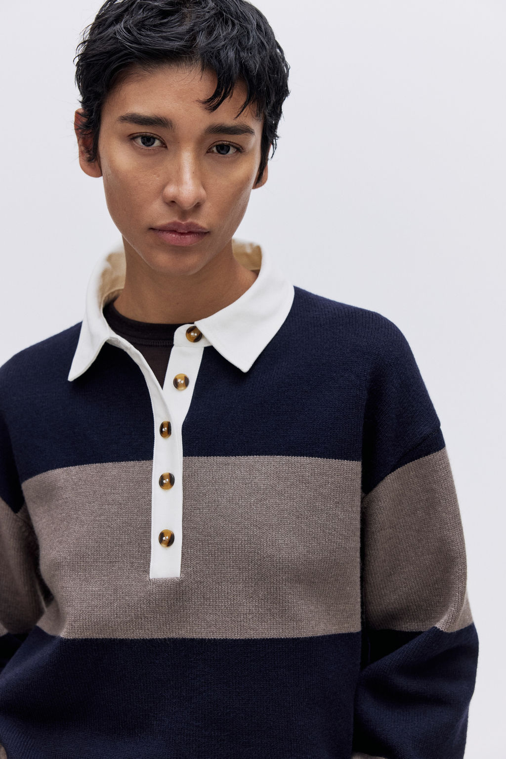 Jersey con cuello camisero - H&m фото 3
