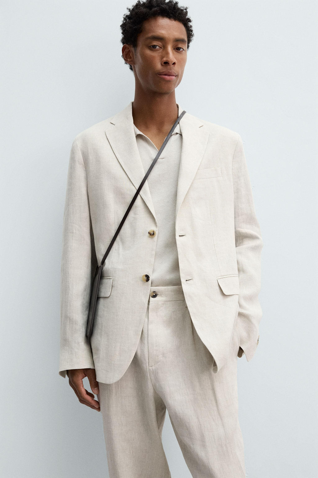 100% LINEN SUIT BLAZER - Zara фото 5