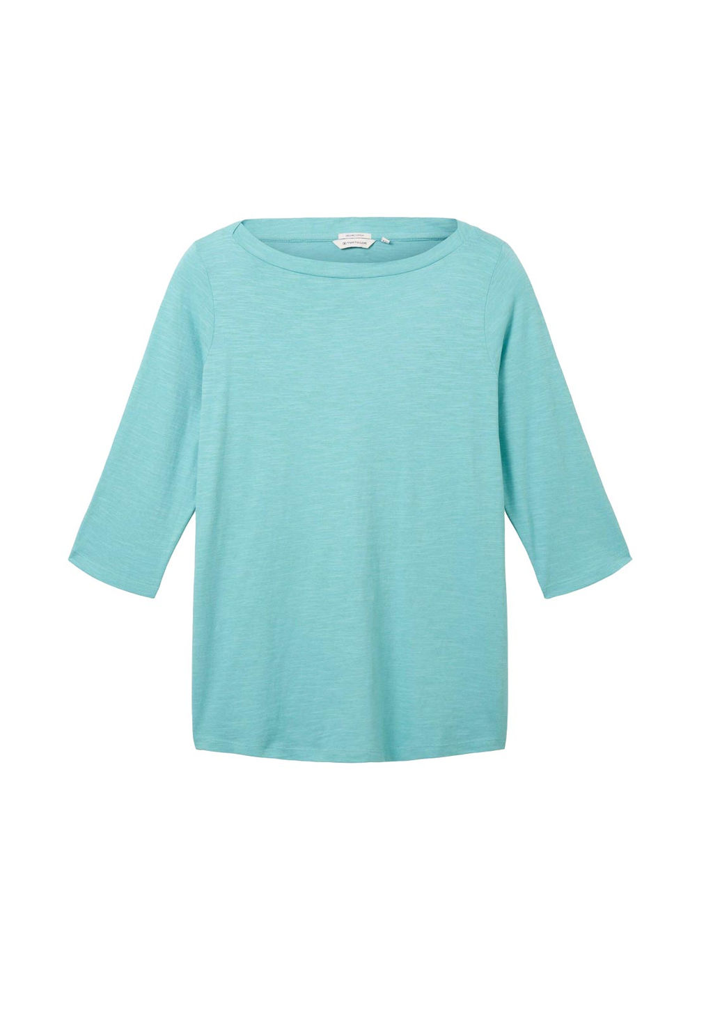 Блузка с рукавами 3/4, цвета бирюзы - Tom tailor фото 2