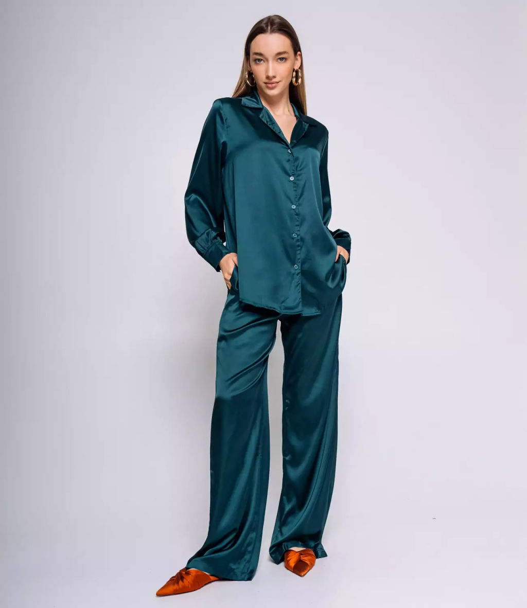 Костюм #КТ757, изумрудный - Dommod фото 4