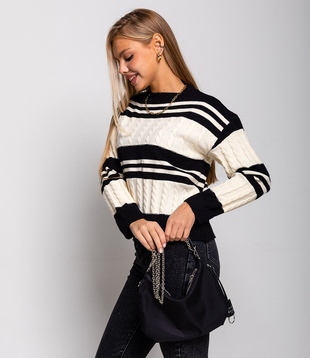 Джемпер #КТ288 (2), чёрный - Dommod фото 2