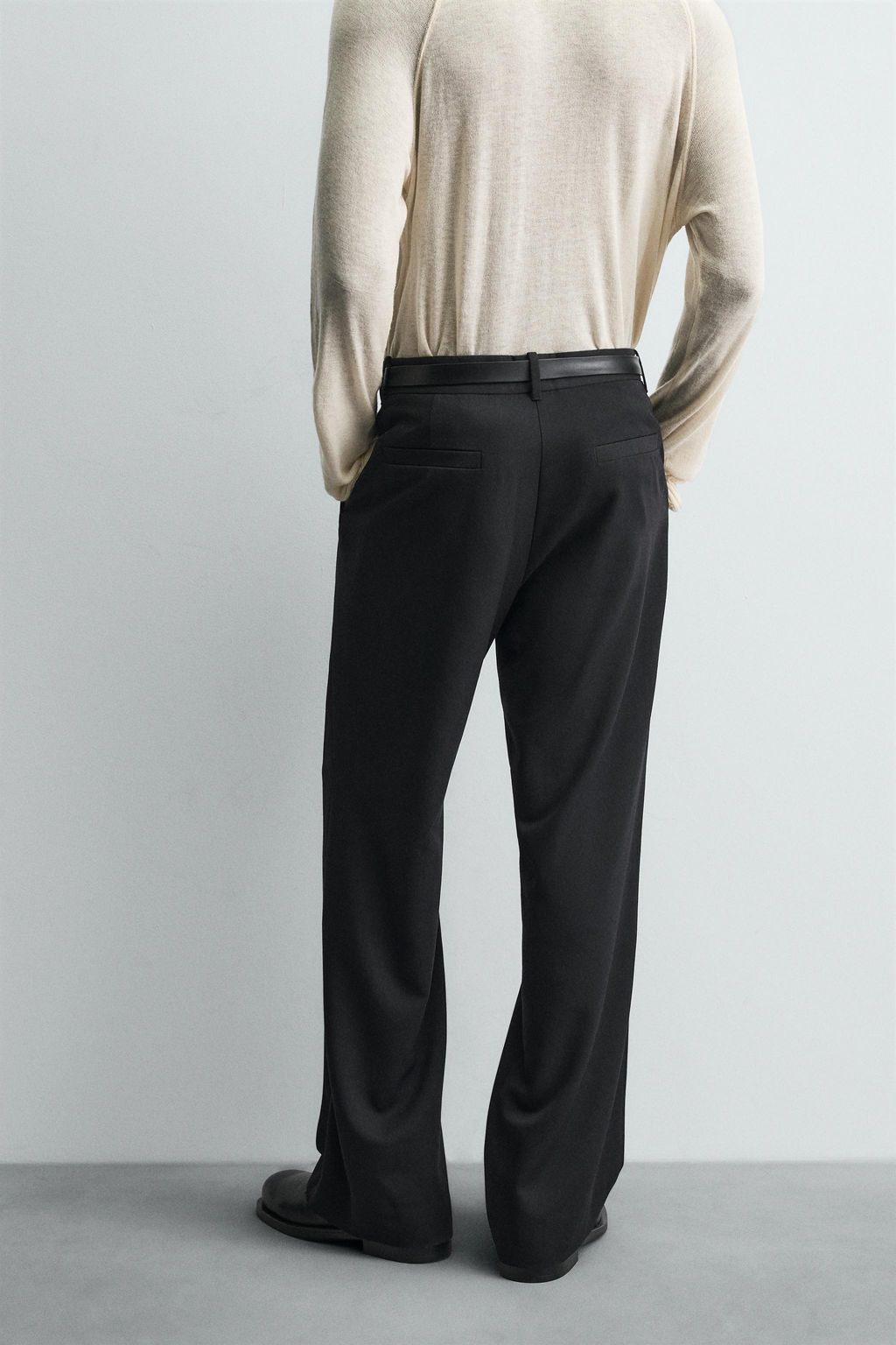 WOOL BLEND SUIT TROUSERS - Zara фото 3