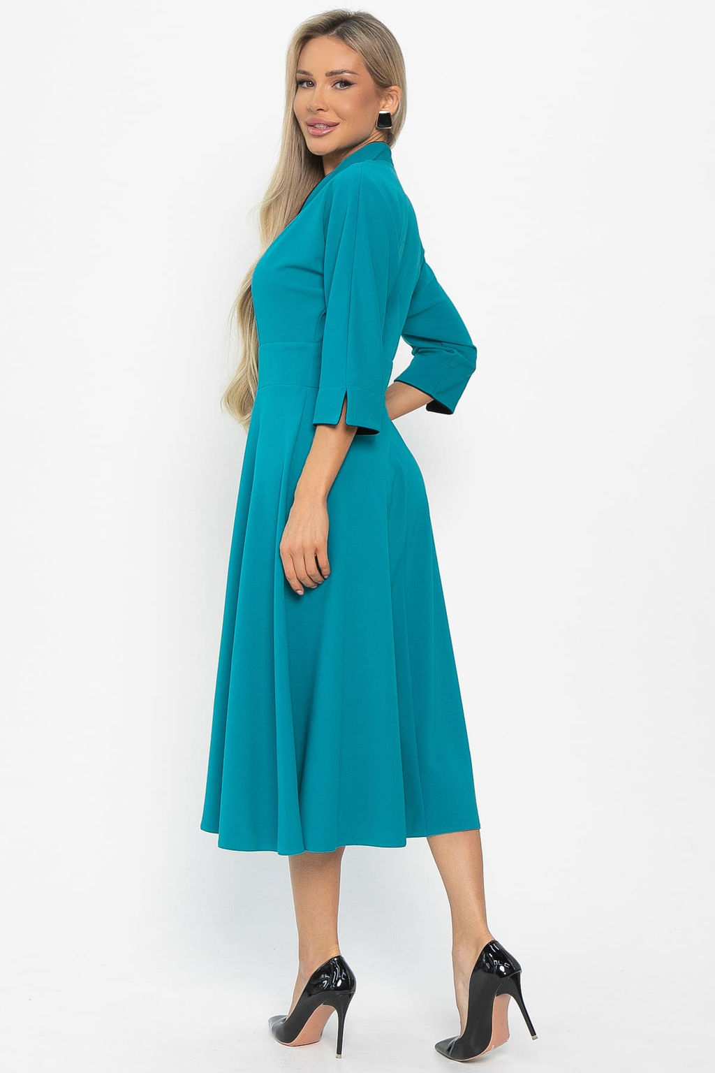 Платье вечернее Леди Удача (бирюзовое) П14850-18М - Lt collection фото 3