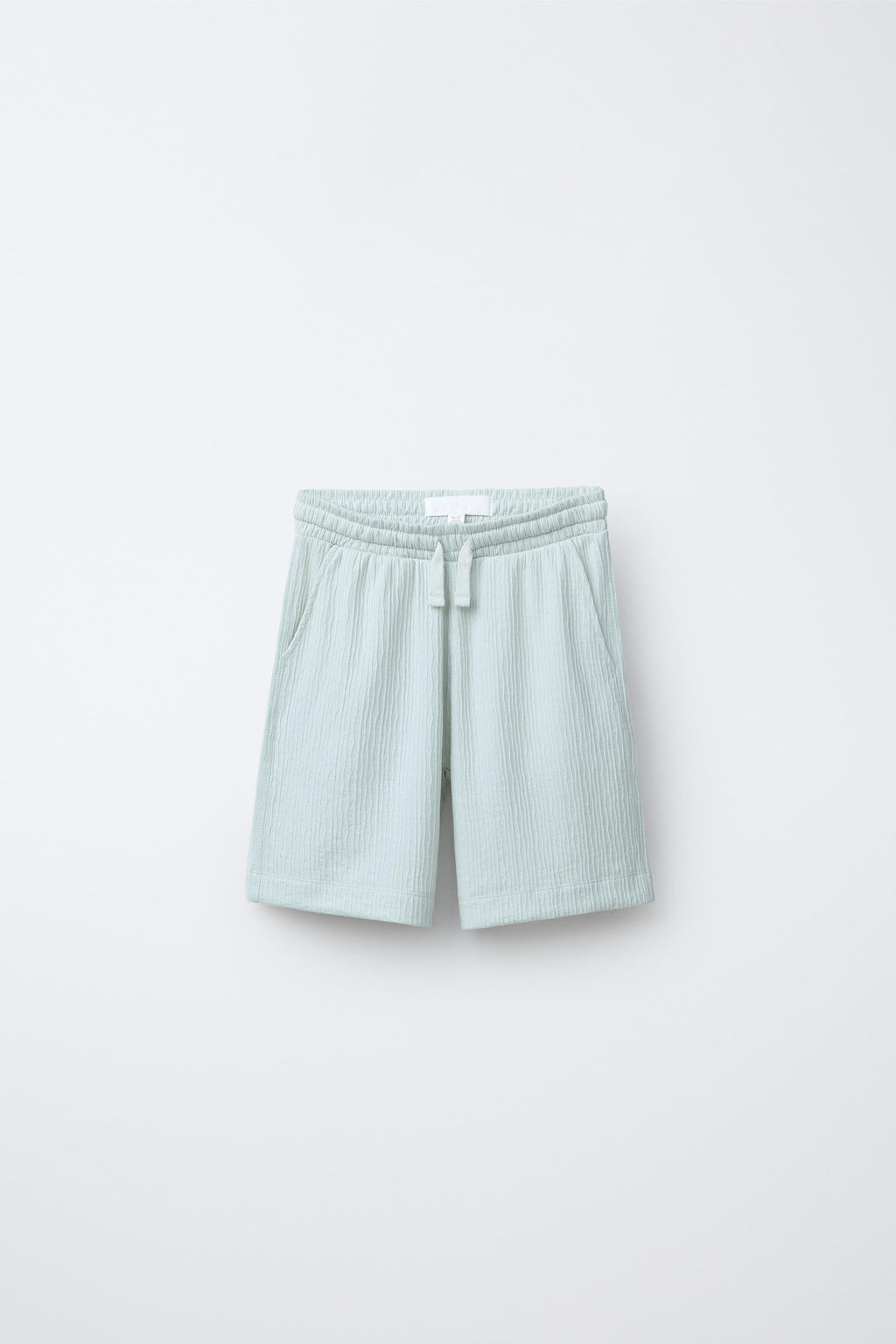 CONJUNTO CAMISETA POLO Y BERMUDA TEXTURA / Verde claro - Zara фото 4