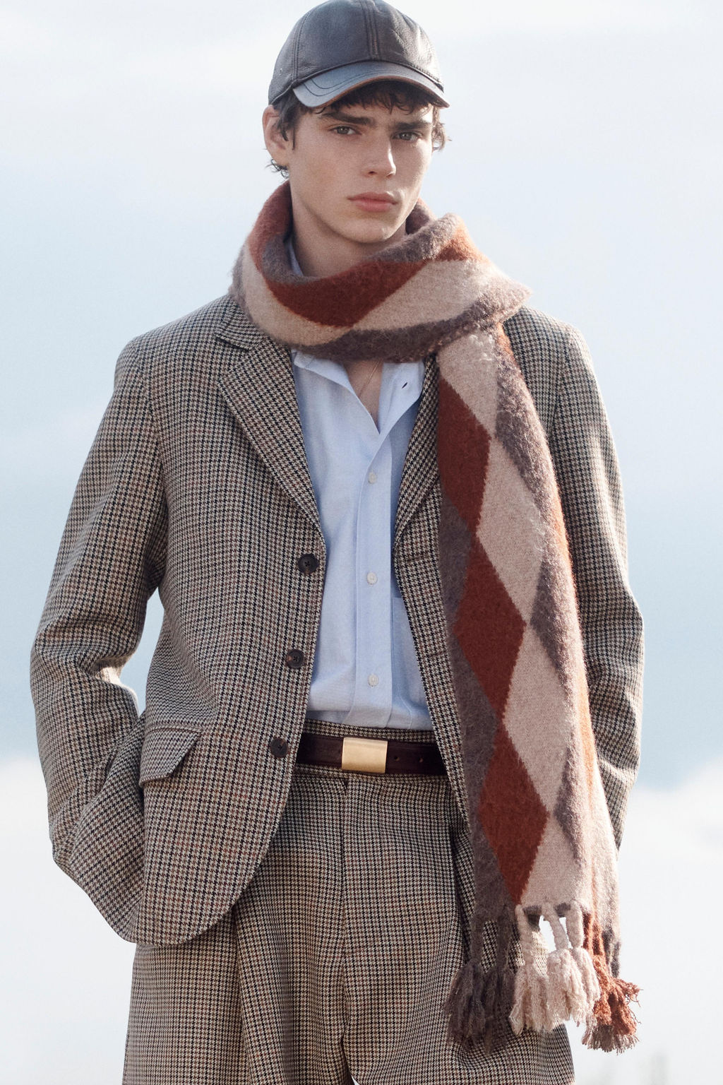 LIMITED EDITION CHECKED WOOL SUIT BLAZER - Zara фото 2