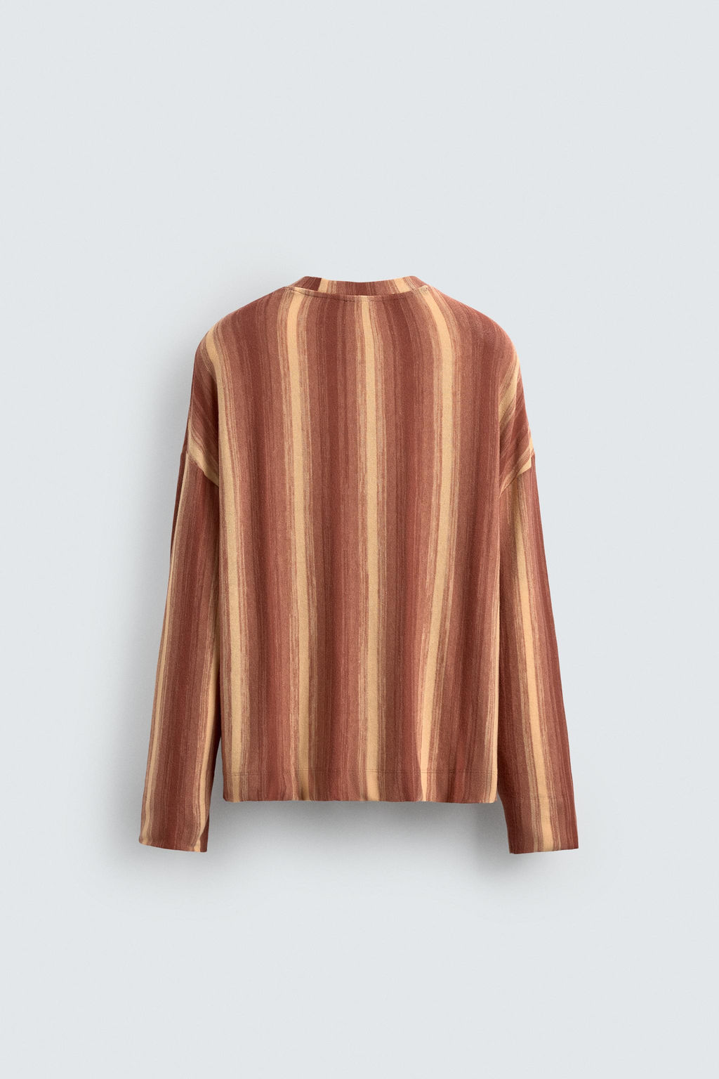 STRIPED FLOWING T-SHIRT - Zara фото 2