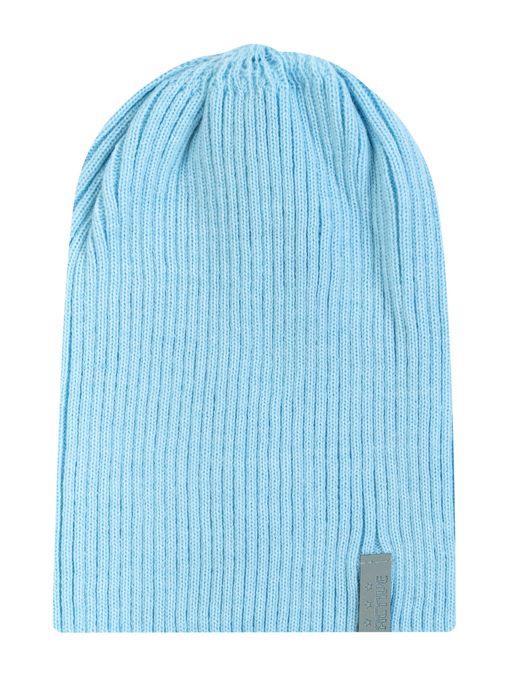 Шапка вязаная светло-голубая Ш-103 (58)