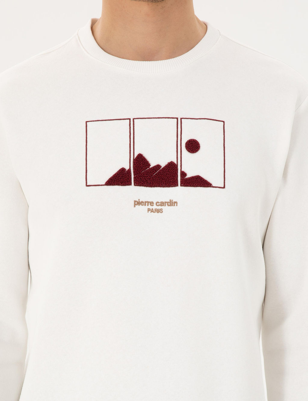 Ekru Regular Fit Sweatshirt - Pierre cardin фото 6