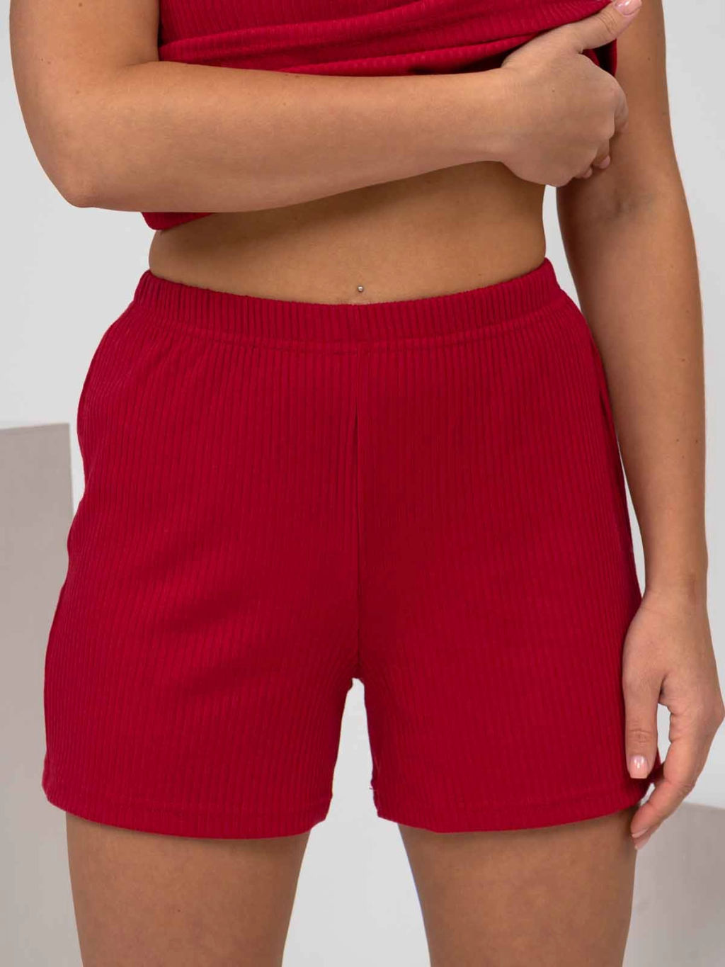 Пижама женская , цвет красный