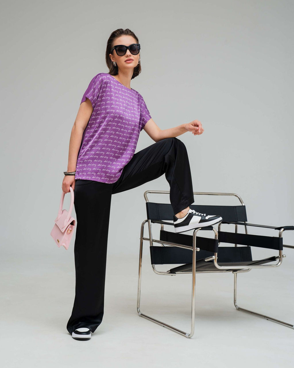 Футболка с шелковой полкой