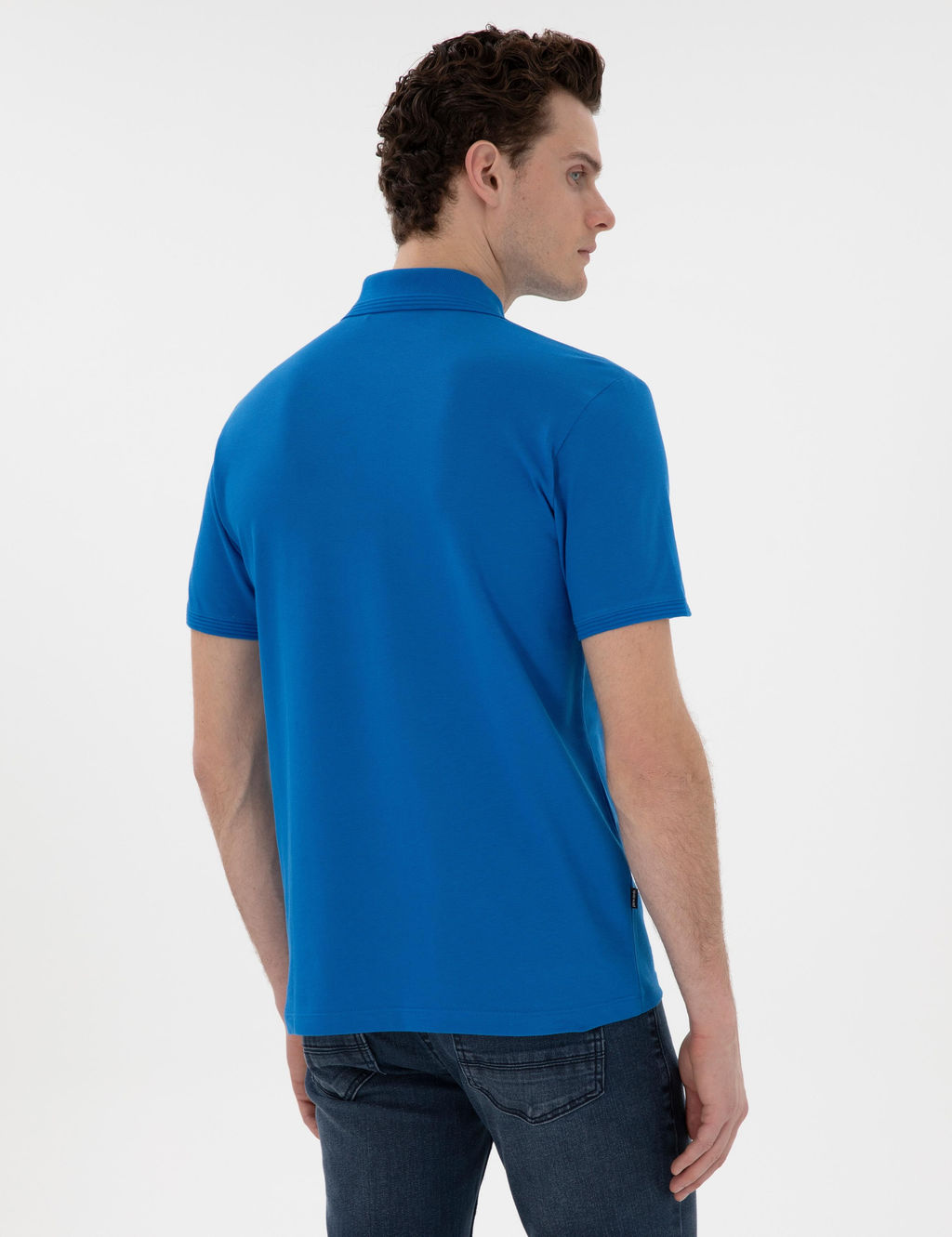 Saks Slim Fit K_vr_lmaz Polo Yaka Basic Ti__rt - Pierre cardin фото 12
