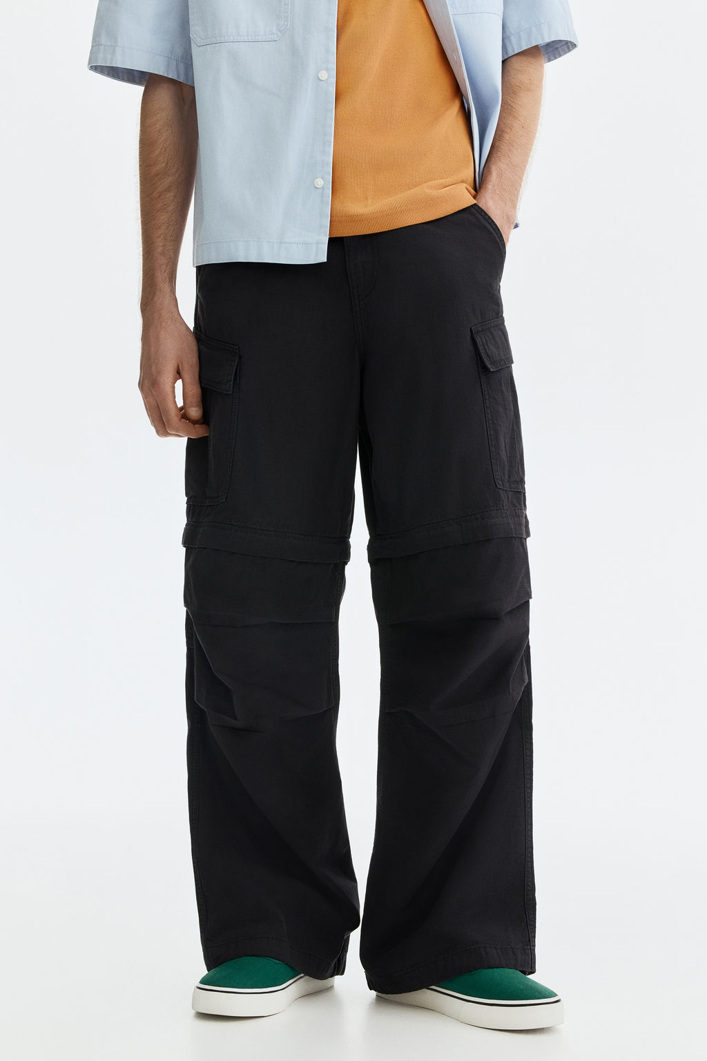 Pantal?n cargo zip-off Loose Fit - H&m фото 5