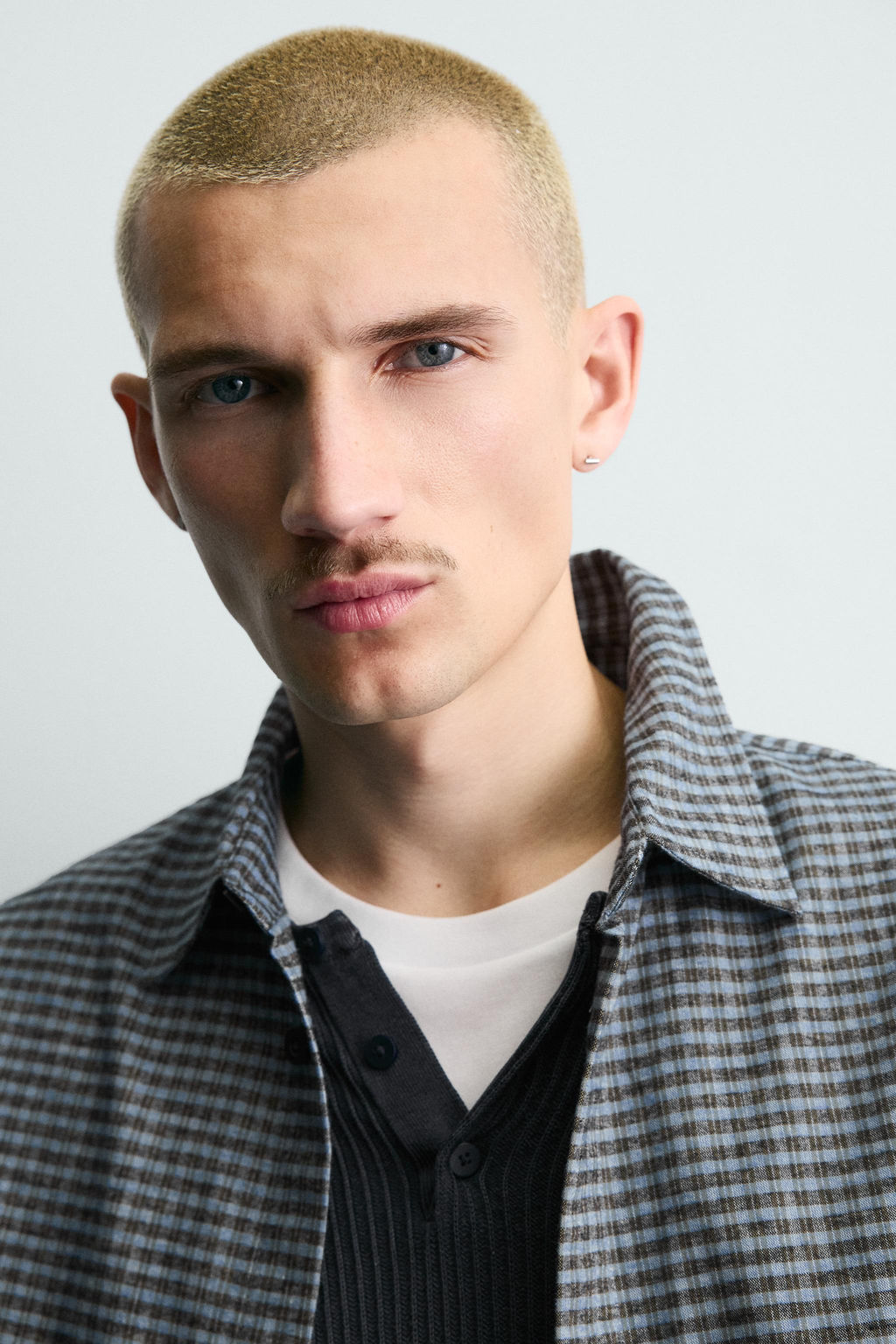 EMBROIDERED CHECK SHIRT - Zara фото 5