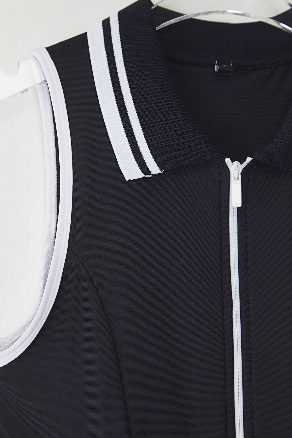 Trendyolmilla Lacivert Micro Kumas Fermuar ve Biye Detayl? Tenis Orme Spor Elbise THMSS25EL00005  фото 7