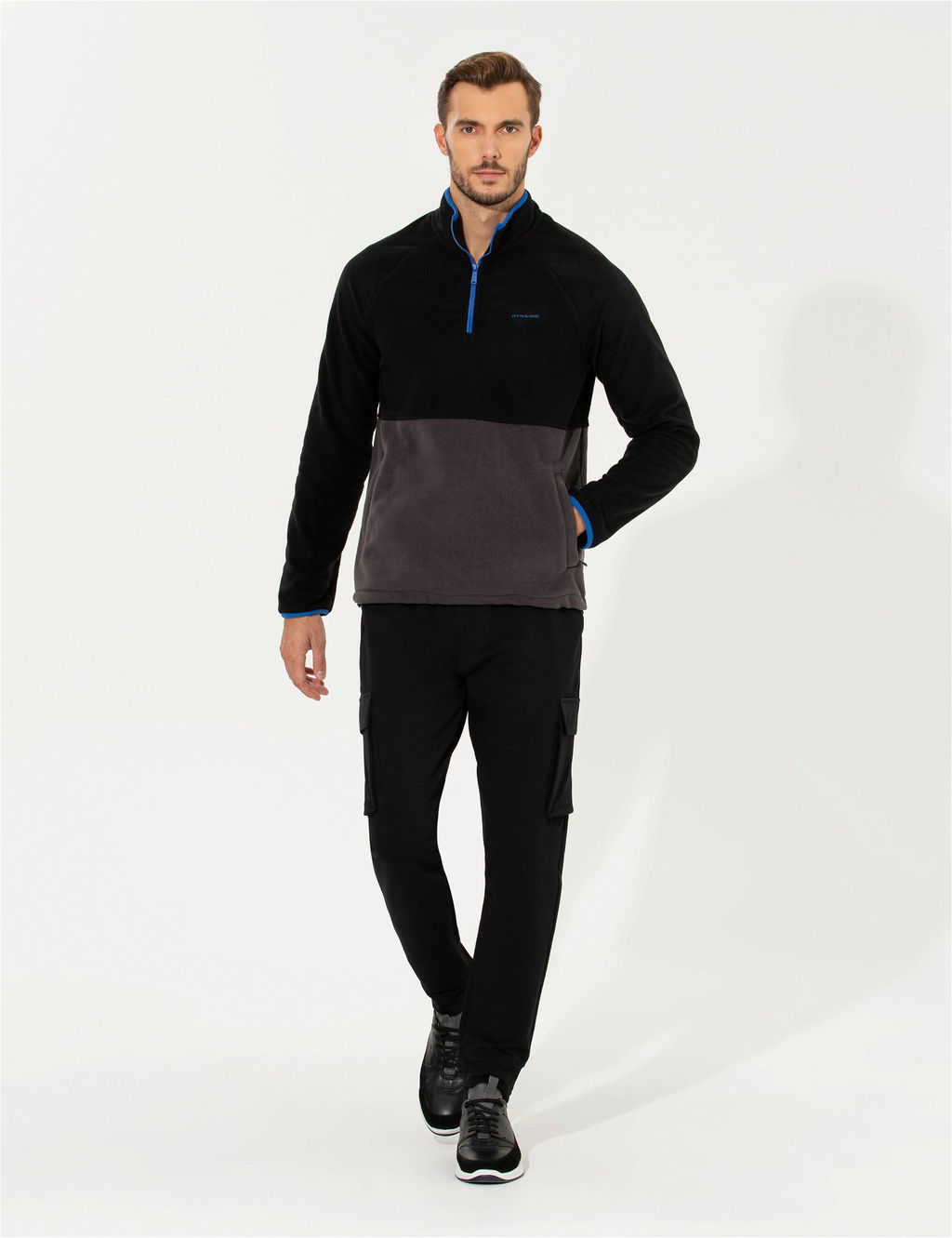 Siyah Regular Fit Sweatshirt - Pierre cardin фото 3