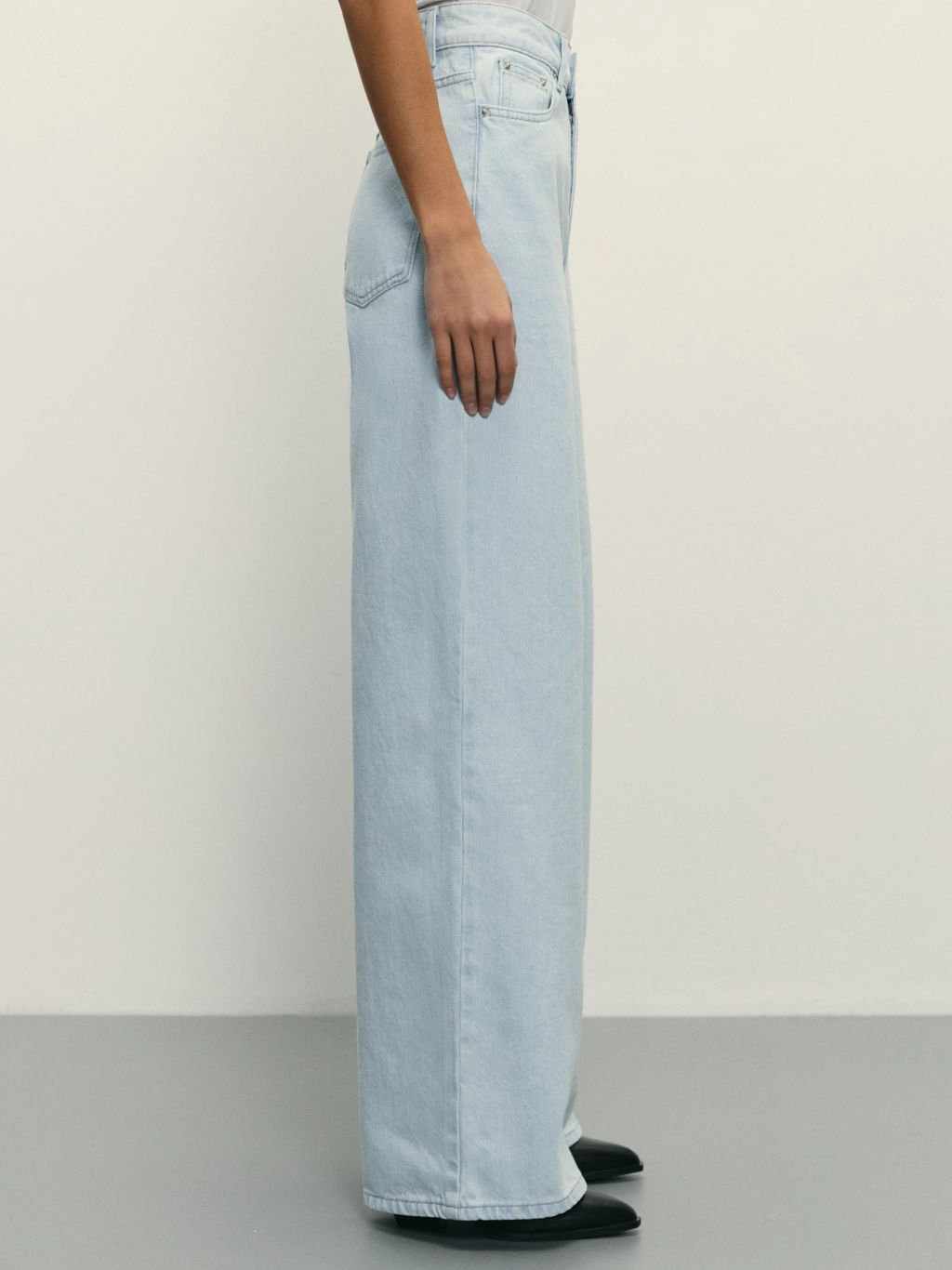 Джинсы wide leg с высокой посадкой / Zarina фото 3