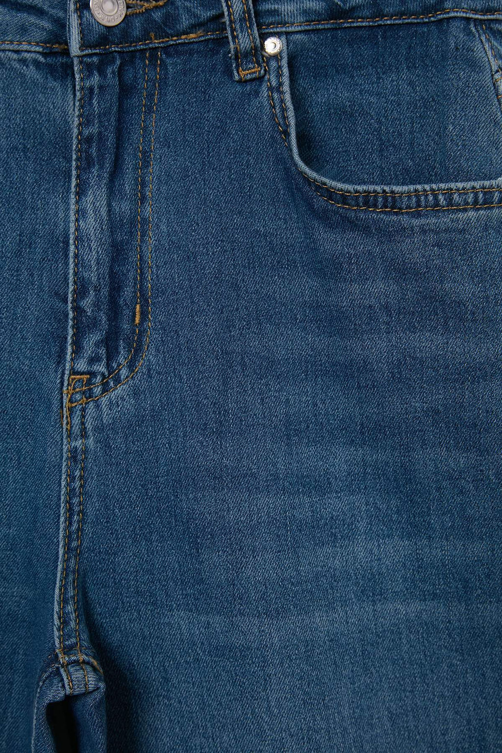 Mavi Az Esnek Y_ksek Bel Bilek Boy Culotte Jeans TWOAW27JE00103 - Trendyolmilla фото 2