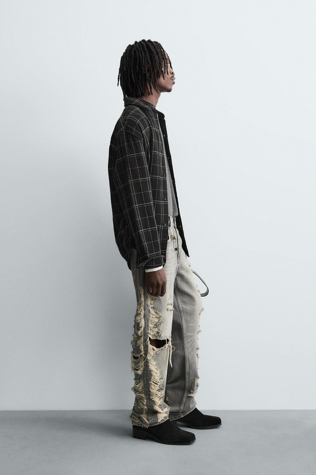 CHECK OVERSHIRT - Zara фото 4