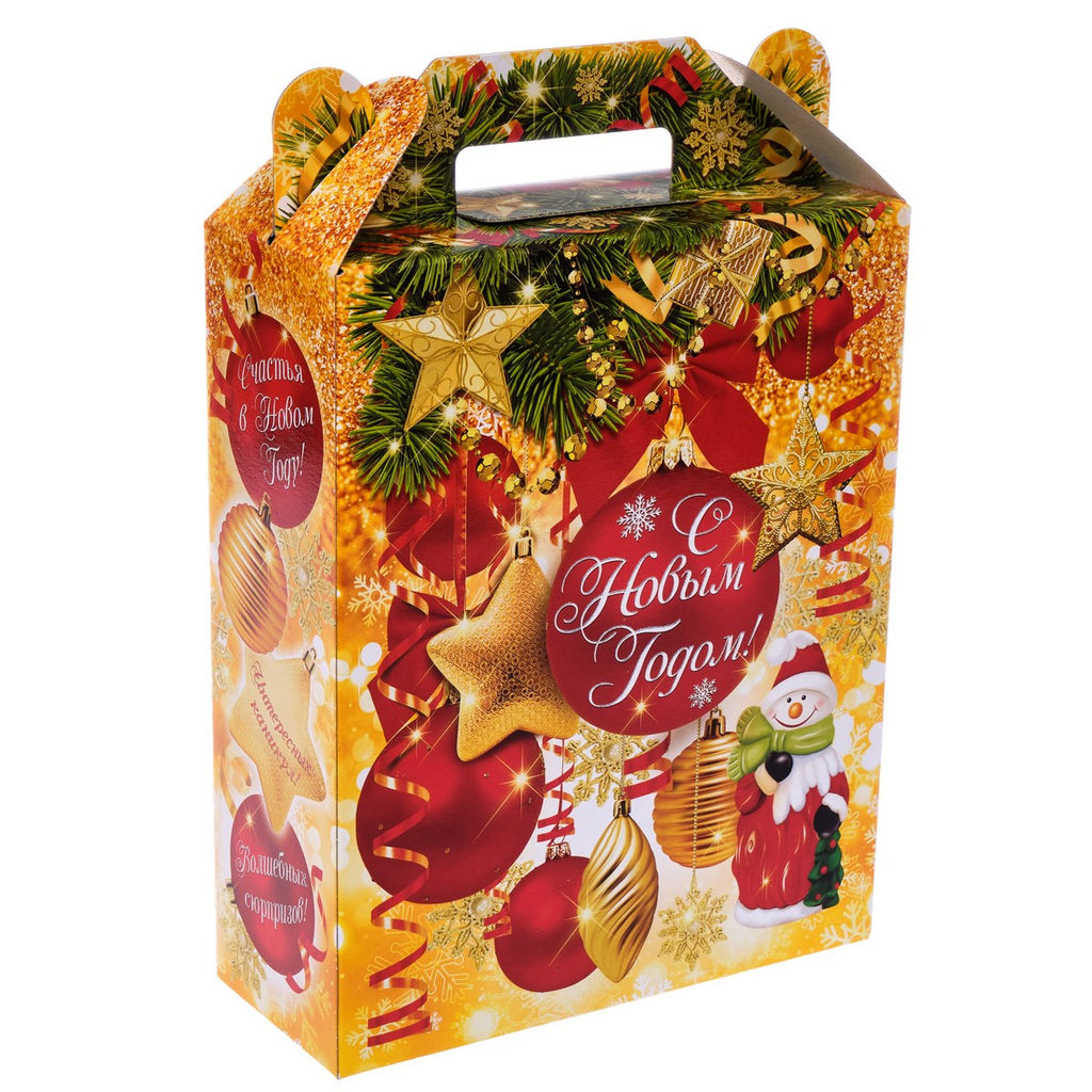 Ёлочные игрушки 900 г. картон - Сладкий мир фото 2
