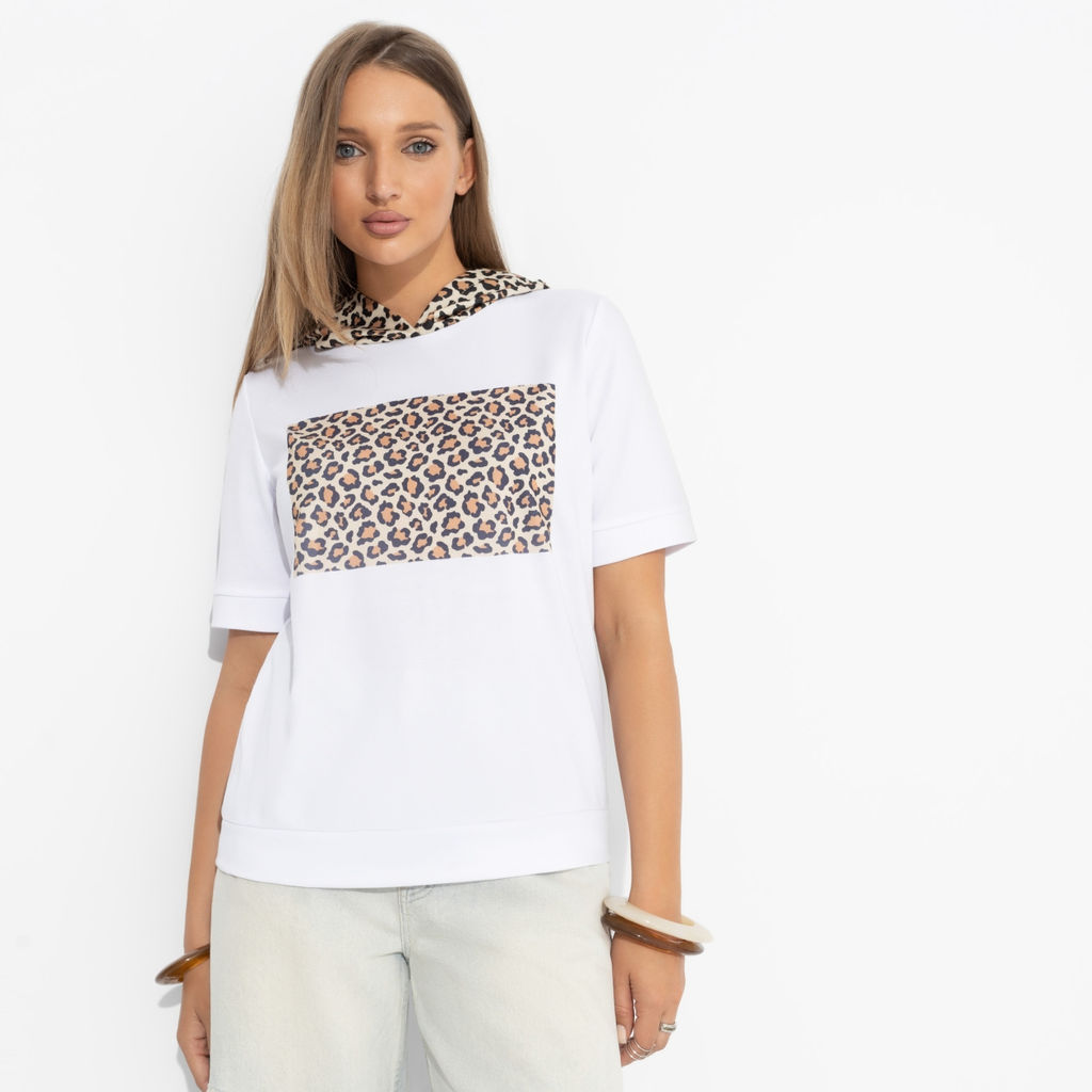 Футболка с капюшоном, Увлечена собой (safari) - Charutti фото 2