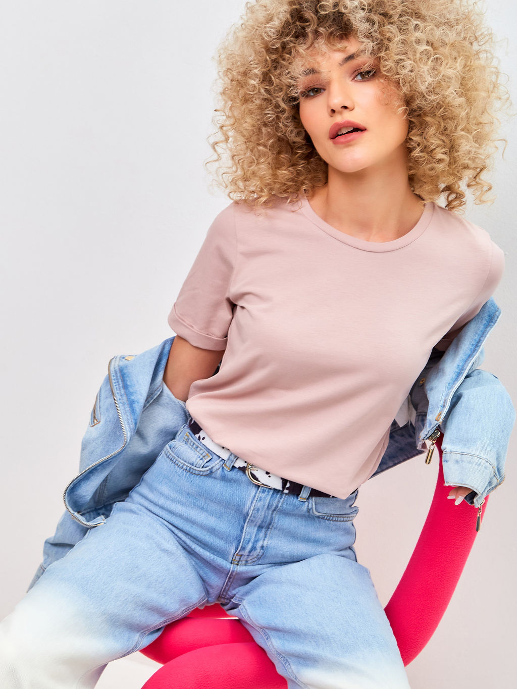 Футболка базовая без принта - Fashion.love.story фото 5