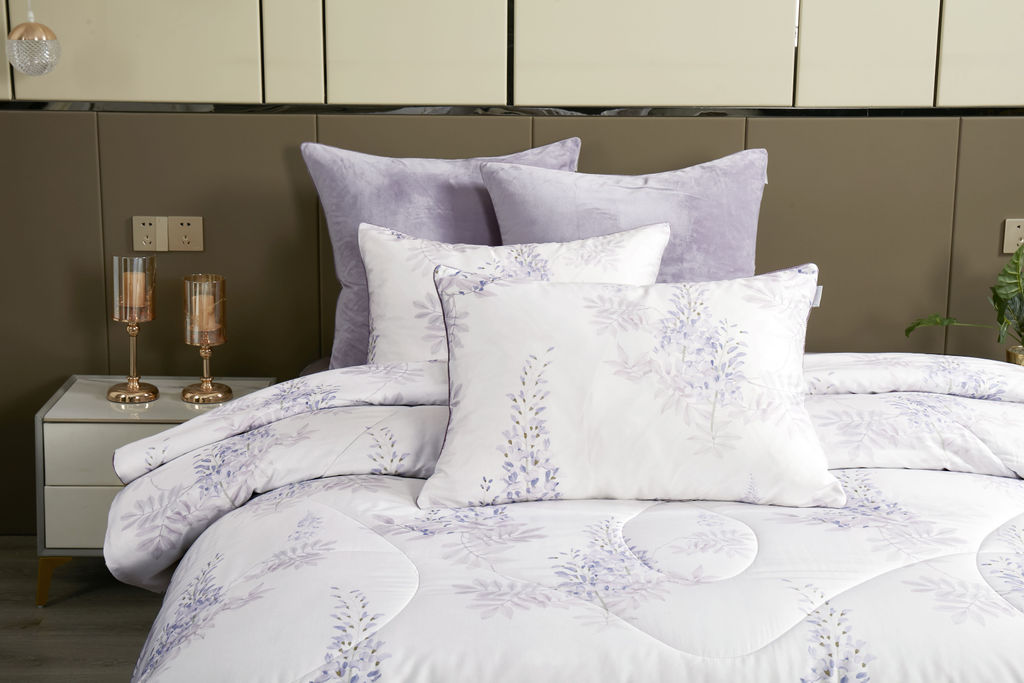 Комплект с одеялом Акация (лаванда платина) ABC Egypt Cotton