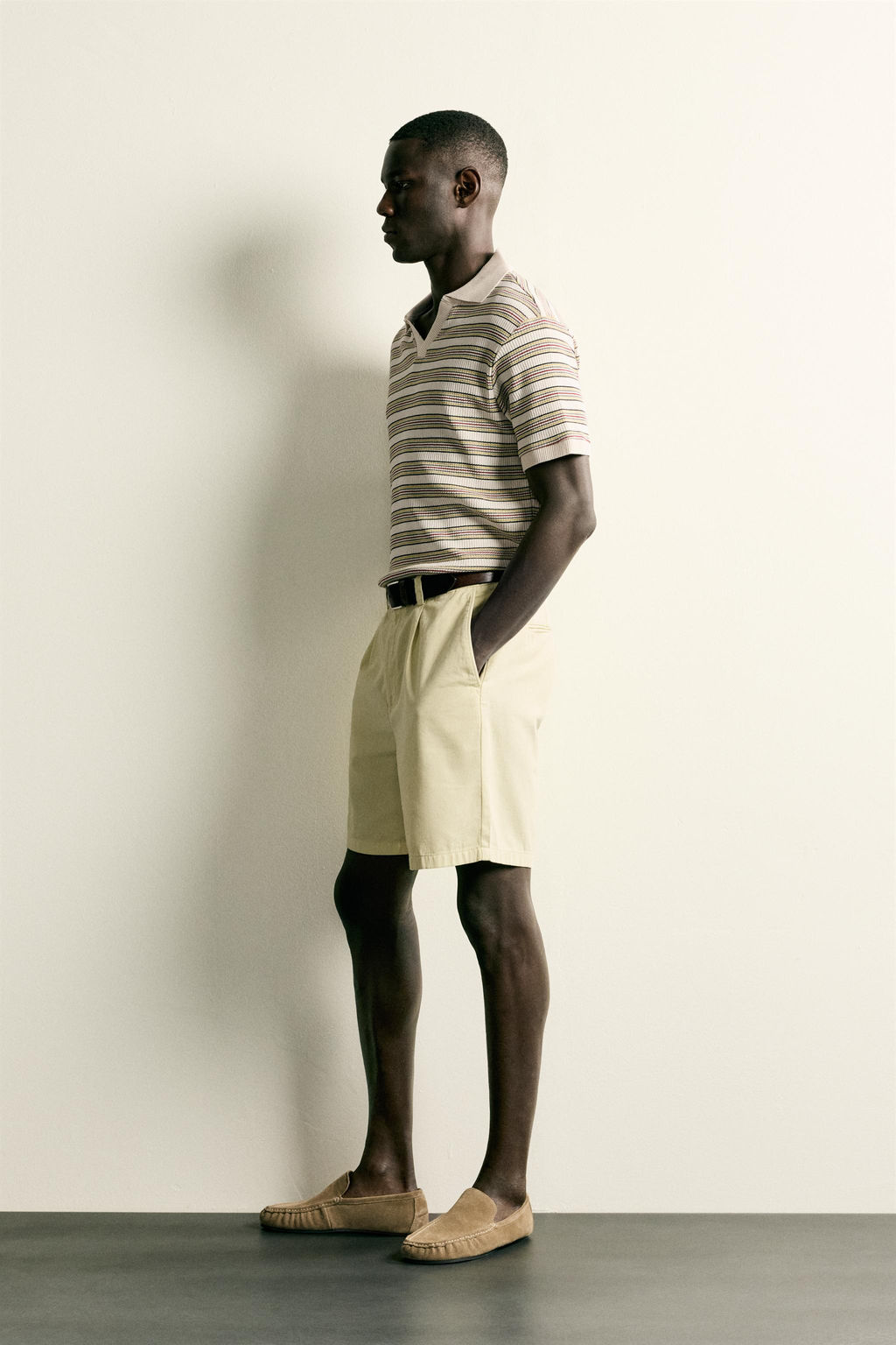 POLO REGULAR FIT RAYAS / Multicolor - Zara фото 4