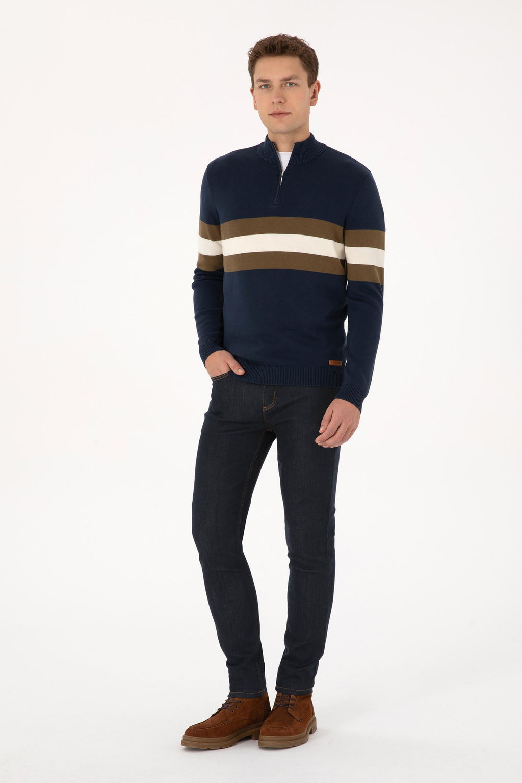 Erkek Lacivert Kazak - U.s. polo assn фото 4