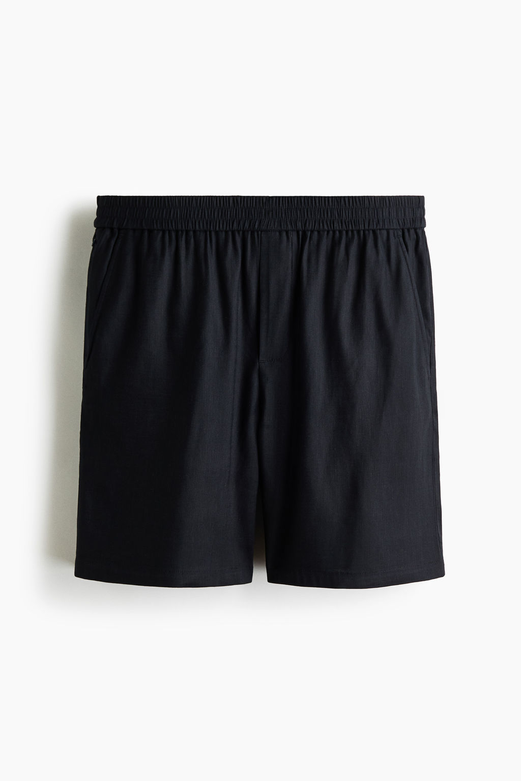Shorts en mezcla de lino Easy Care Relaxed Fit - H&m фото 3