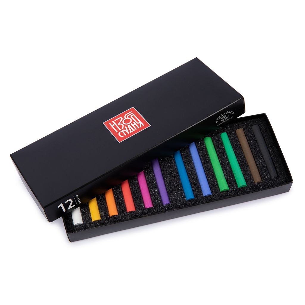 Аква-колор Изостудия Пастель художественная IZO-SP12 12 цв