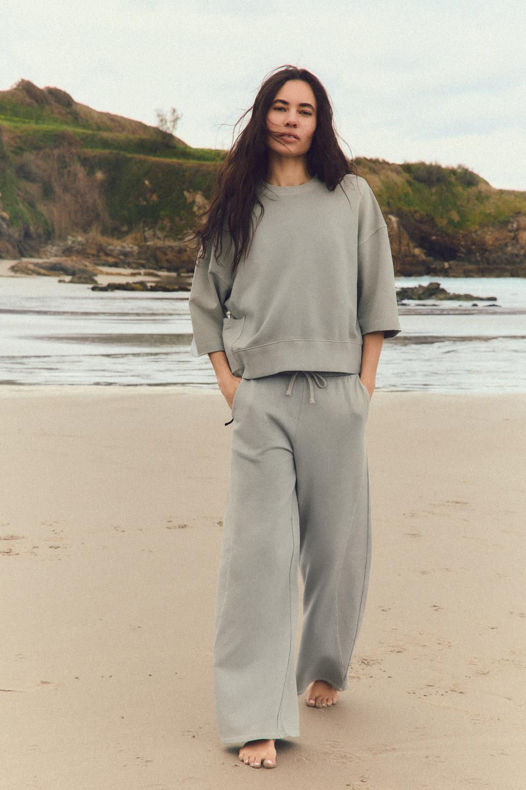 WASHED EFFECT TROUSERS - Zara фото 3