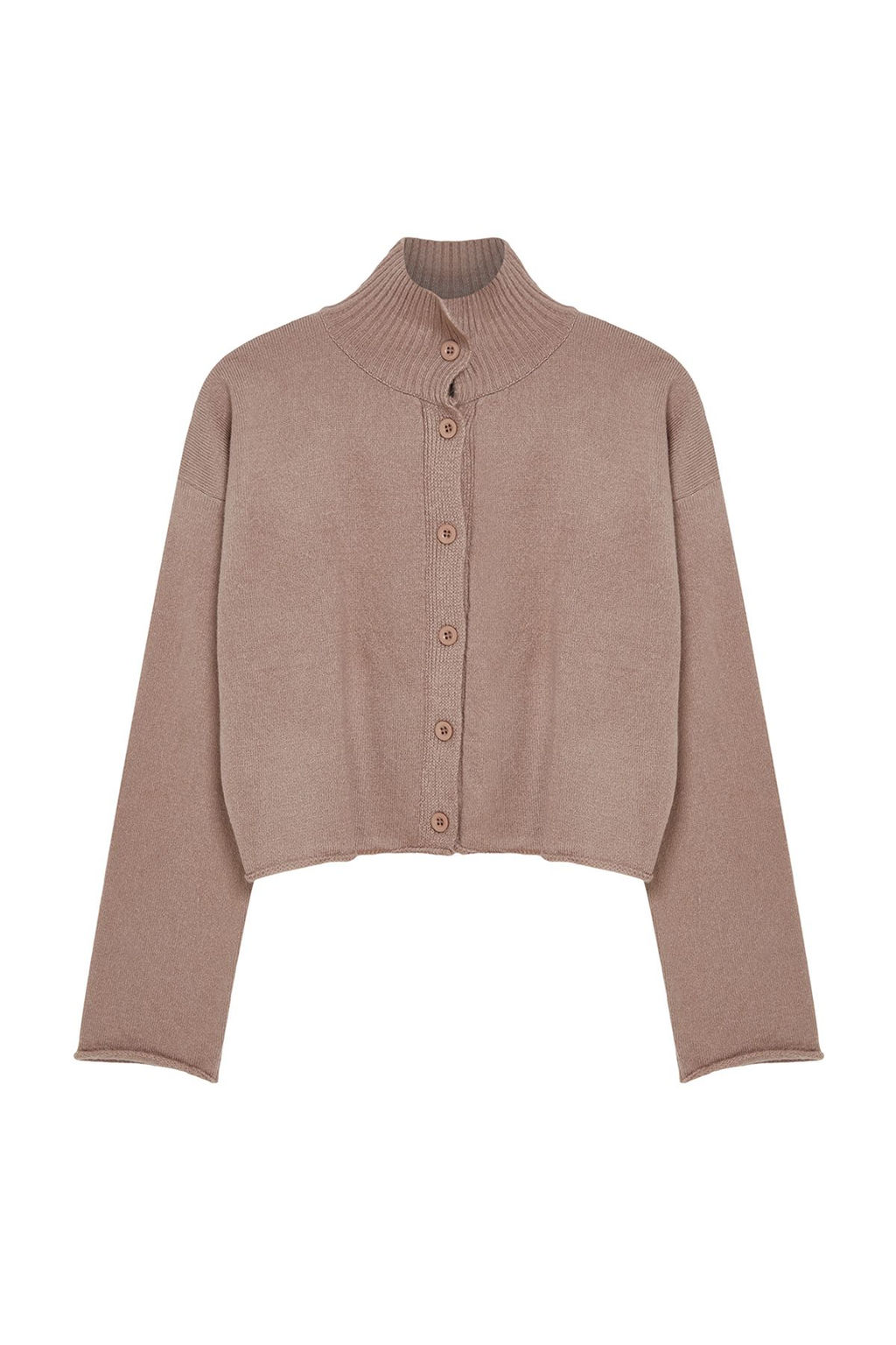 Vizon Genis Kal?p Crop Yumusak Dokulu Genis Kal?p Triko H?rka TWOAW25HI00176 - Trendyolmilla фото 6