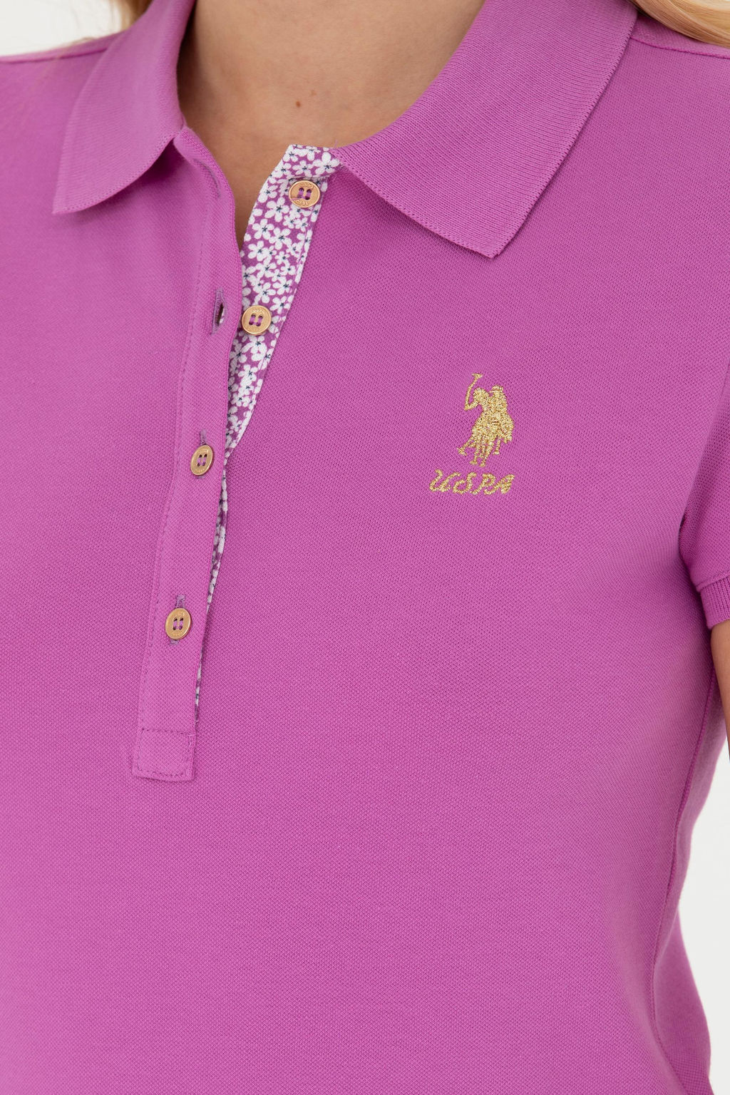Женщина -фиолетовая базовая T -Fish Surprise Discount в корзине - U.s. polo assn фото 7