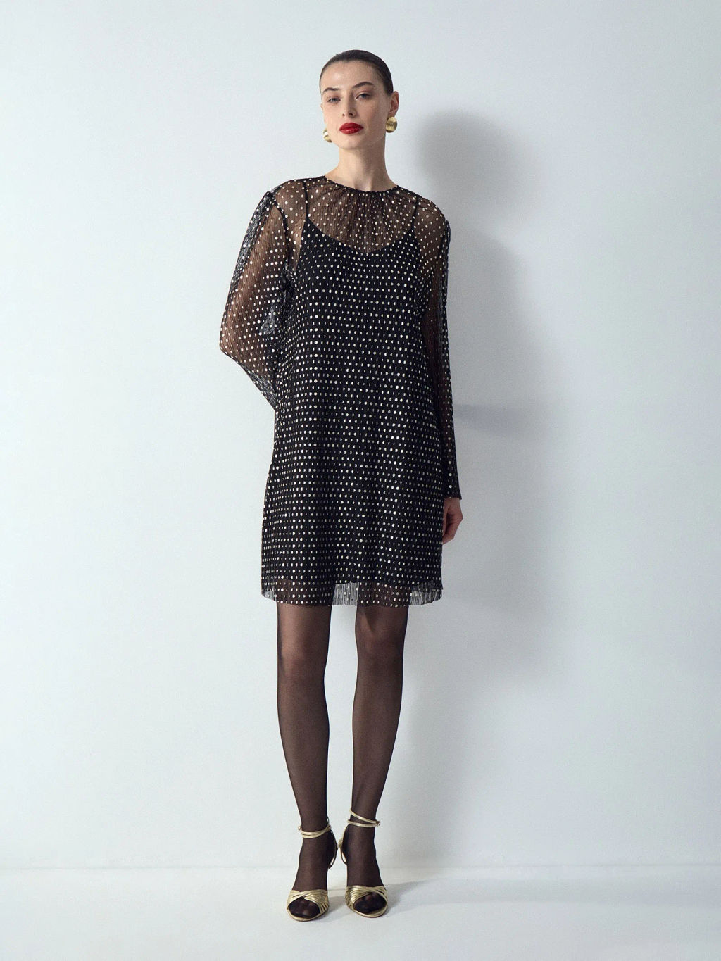 Платье а-силуэта PL1515/midnight - Emka фото 10